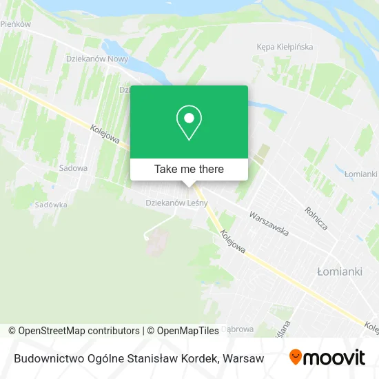 Карта Budownictwo Ogólne Stanisław Kordek