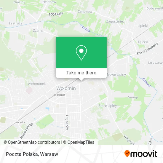 Poczta Polska map