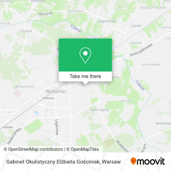 Gabinet Okulistyczny Elżbieta Gościniak map