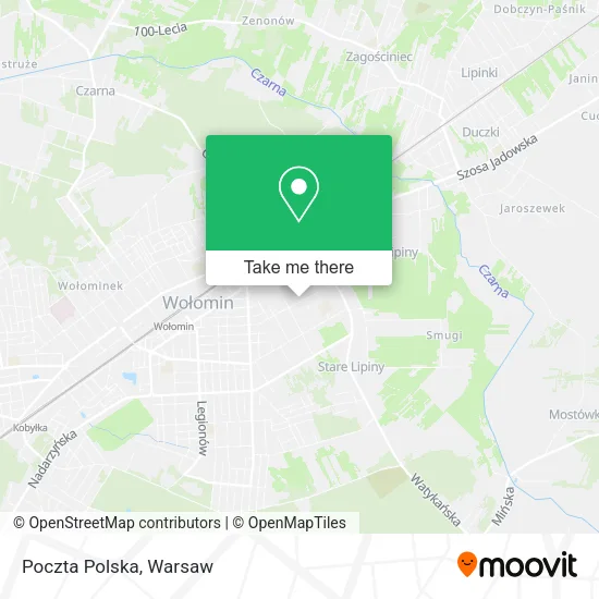 Карта Poczta Polska