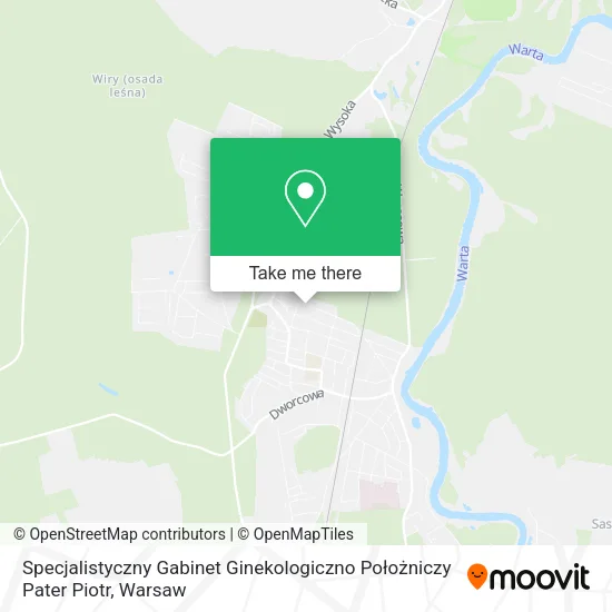 Specjalistyczny Gabinet Ginekologiczno Położniczy Pater Piotr map
