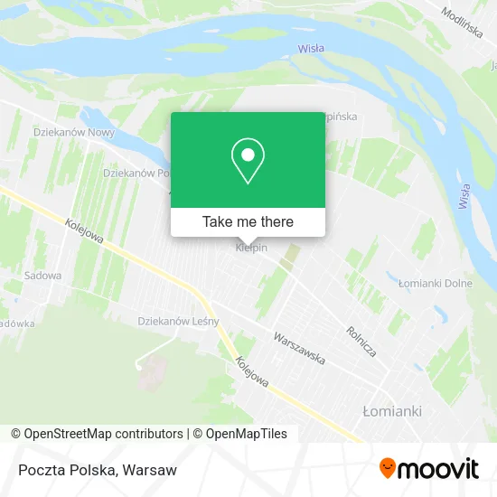 Карта Poczta Polska