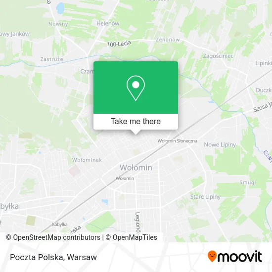 Карта Poczta Polska