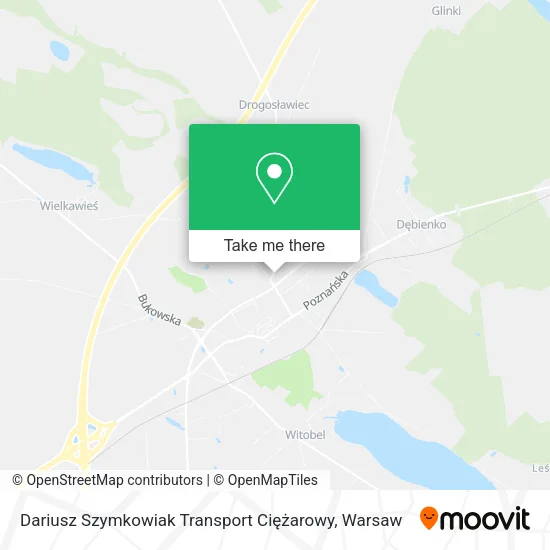 Карта Dariusz Szymkowiak Transport Ciężarowy