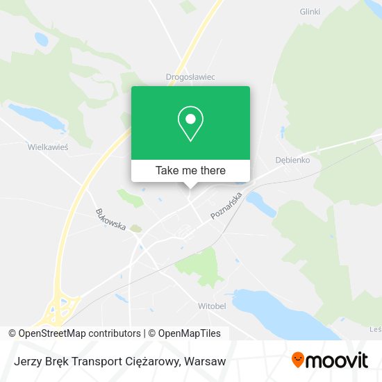 Jerzy Bręk Transport Ciężarowy map