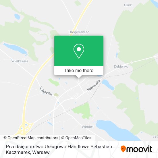 Przedsiębiorstwo Usługowo Handlowe Sebastian Kaczmarek map