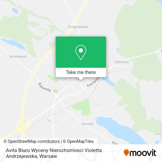 Avita Biuro Wyceny Nieruchomosci Violetta Andrzejewska map