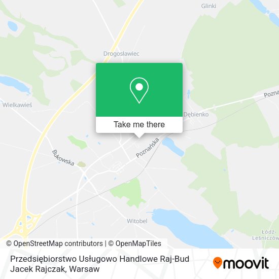 Przedsiębiorstwo Usługowo Handlowe Raj-Bud Jacek Rajczak map