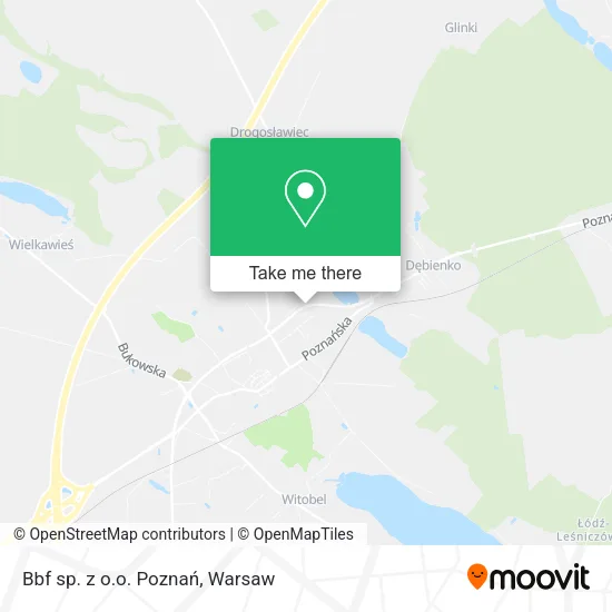 Карта Bbf sp. z o.o. Poznań
