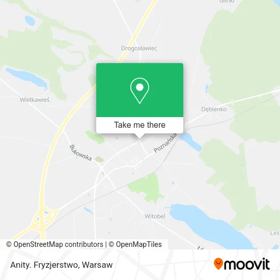 Карта Anity. Fryzjerstwo