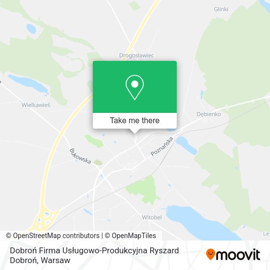 Dobroń Firma Usługowo-Produkcyjna Ryszard Dobroń map