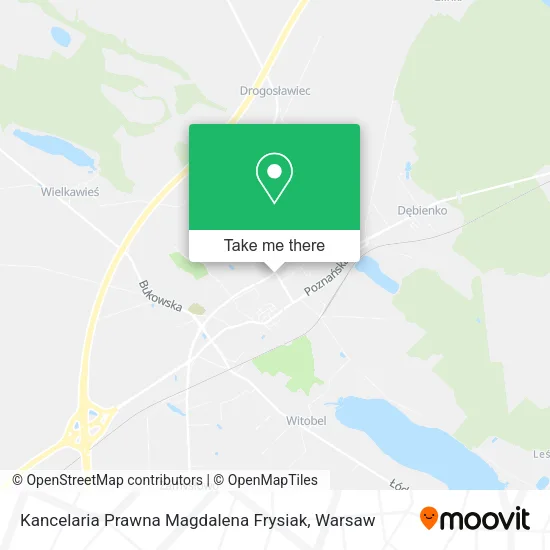 Kancelaria Prawna Magdalena Frysiak map