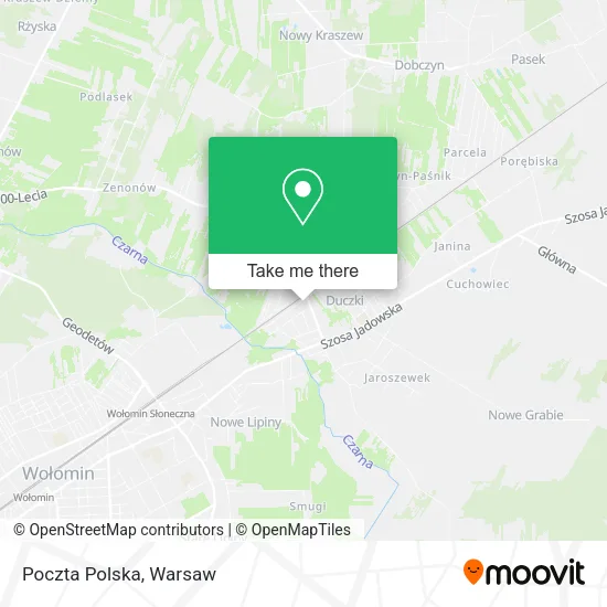 Карта Poczta Polska