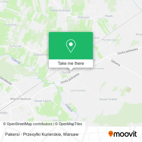 Карта Pakersi - Przesyłki Kurierskie