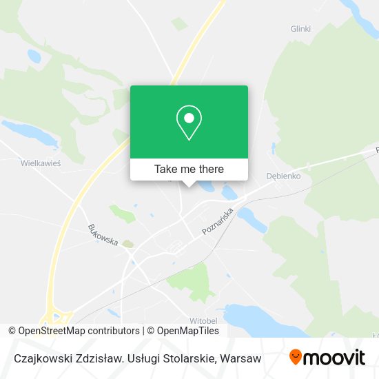 Czajkowski Zdzisław. Usługi Stolarskie map