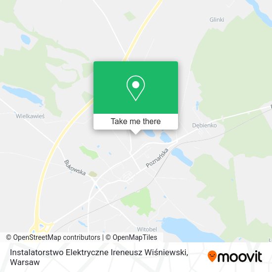 Instalatorstwo Elektryczne Ireneusz Wiśniewski map