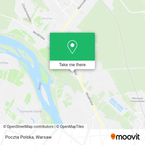 Карта Poczta Polska