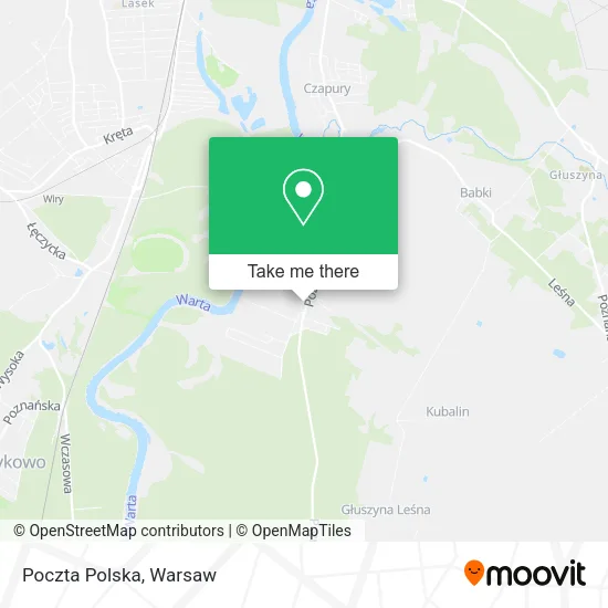 Карта Poczta Polska