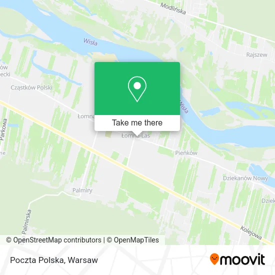 Poczta Polska map