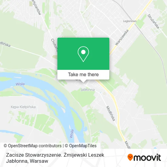 Zacisze Stowarzyszenie. Żmijewski Leszek Jabłonna map