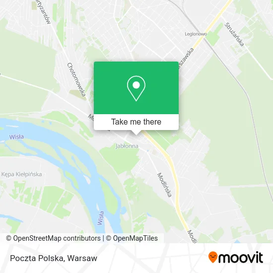 Карта Poczta Polska
