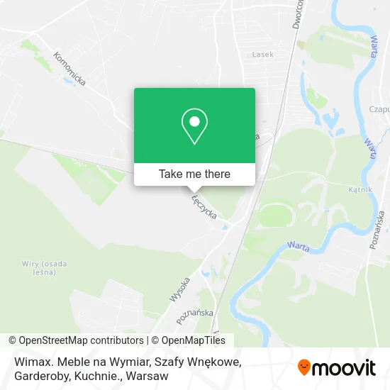Карта Wimax. Meble na Wymiar, Szafy Wnękowe, Garderoby, Kuchnie.