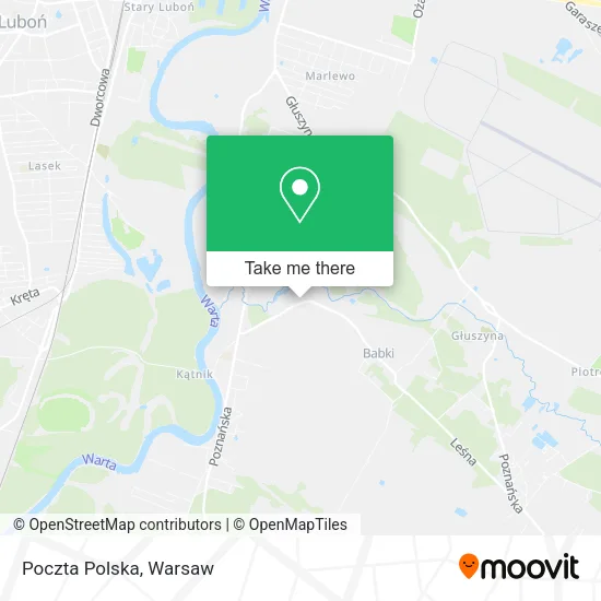 Карта Poczta Polska