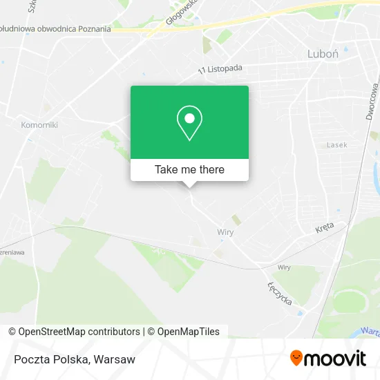 Poczta Polska map