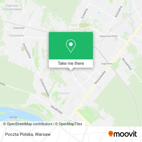 Poczta Polska map