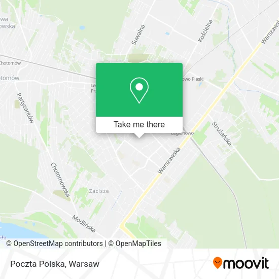 Poczta Polska map