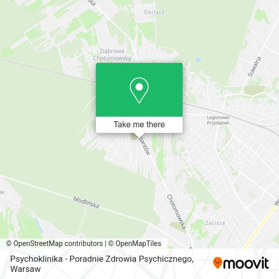 Psychoklinika - Poradnie Zdrowia Psychicznego map