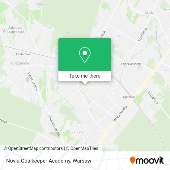 Карта Novia Goalkeeper Academy