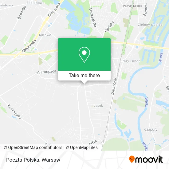 Poczta Polska map