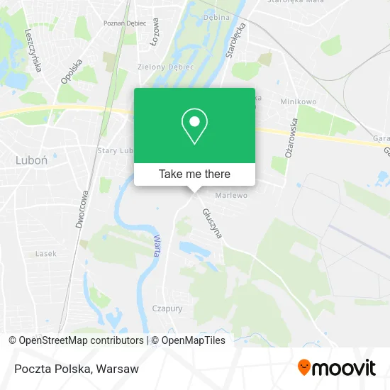 Poczta Polska map