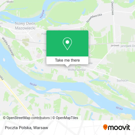 Poczta Polska map