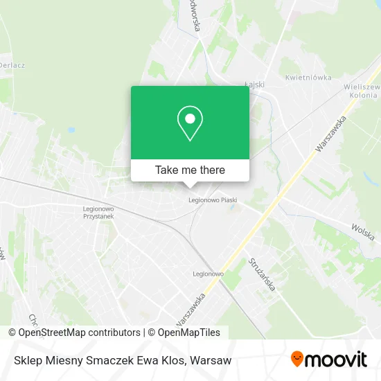 Sklep Miesny Smaczek Ewa Klos map