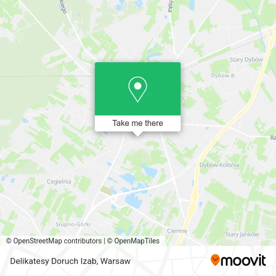 Карта Delikatesy Doruch Izab