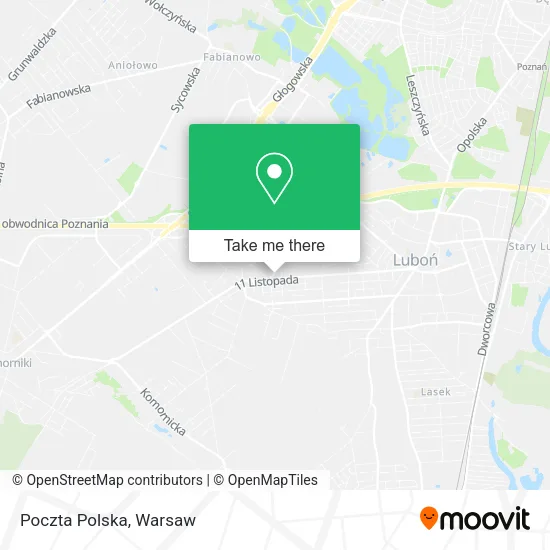 Poczta Polska map
