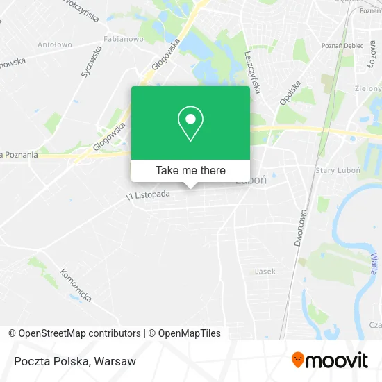 Poczta Polska map