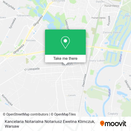 Kancelaria Notarialna Notariusz Ewelina Klimczuk map