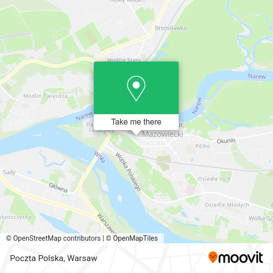 Poczta Polska map