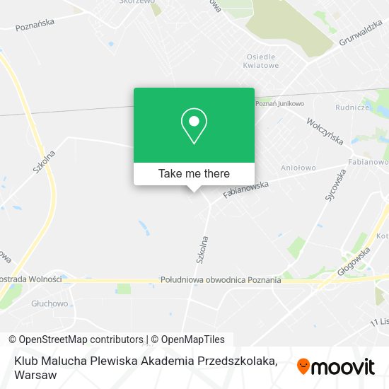 Klub Malucha Plewiska Akademia Przedszkolaka map