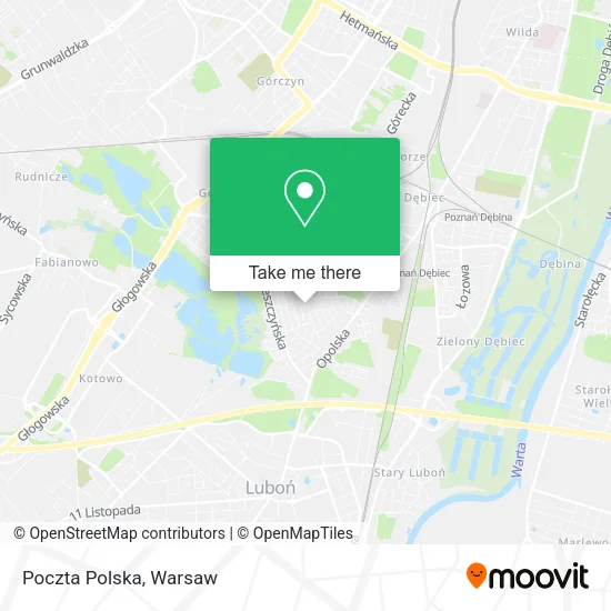 Poczta Polska map