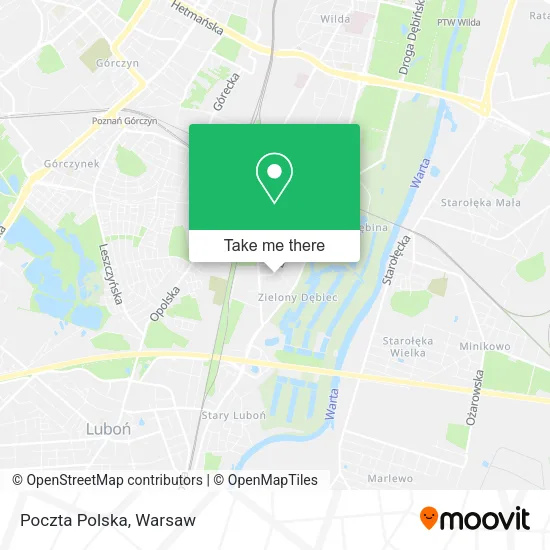 Poczta Polska map