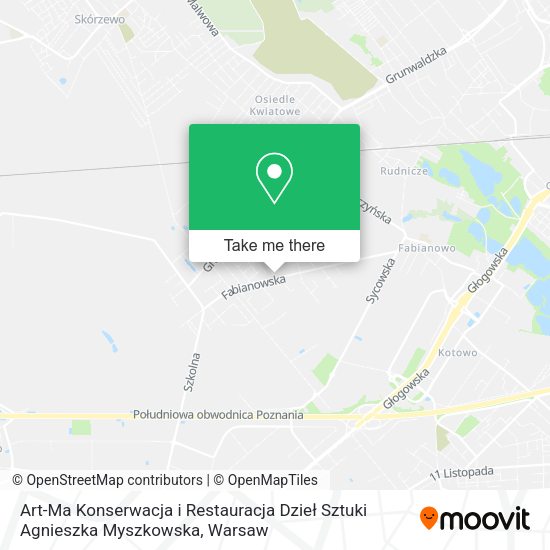 Art-Ma Konserwacja i Restauracja Dzieł Sztuki Agnieszka Myszkowska map