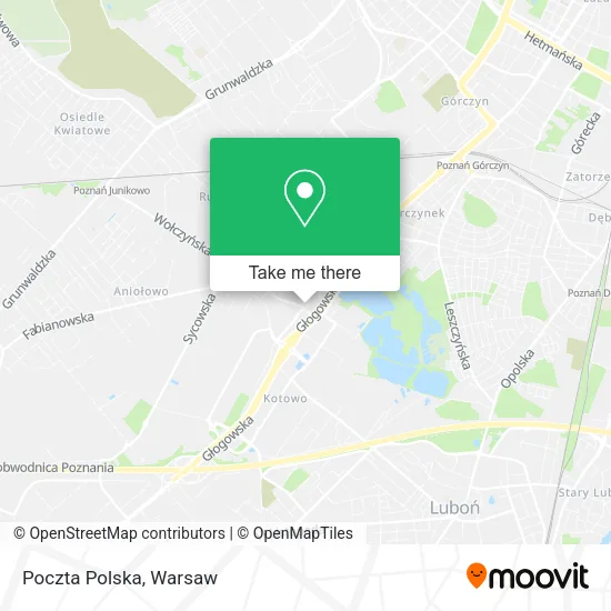 Карта Poczta Polska