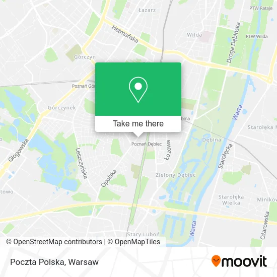 Poczta Polska map