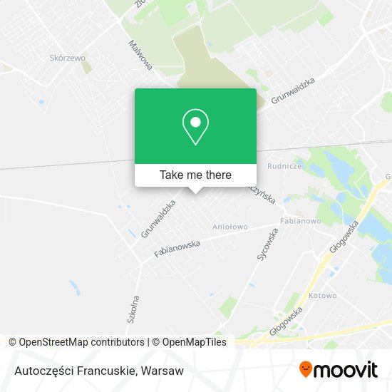 Autoczęści Francuskie map