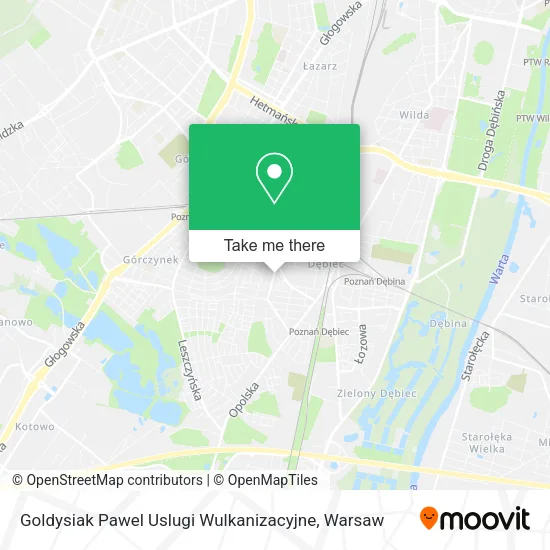 Goldysiak Pawel Uslugi Wulkanizacyjne map