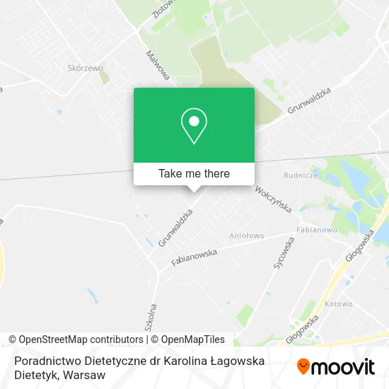 Карта Poradnictwo Dietetyczne dr Karolina Łagowska Dietetyk
